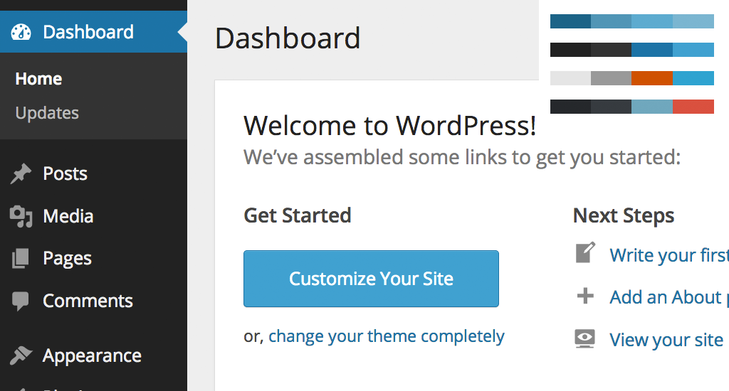 WordPress 3.8 Admin Design
