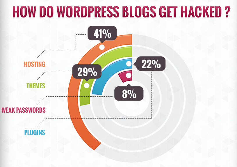 WordPress Hack Statistics Infographic (2013)