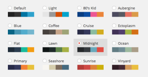 WordPress Admin Color Schemes (16)