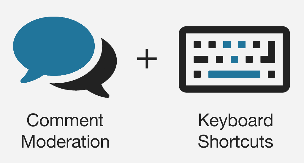 WordPress Keyboard Shortcuts - Moderate Comments