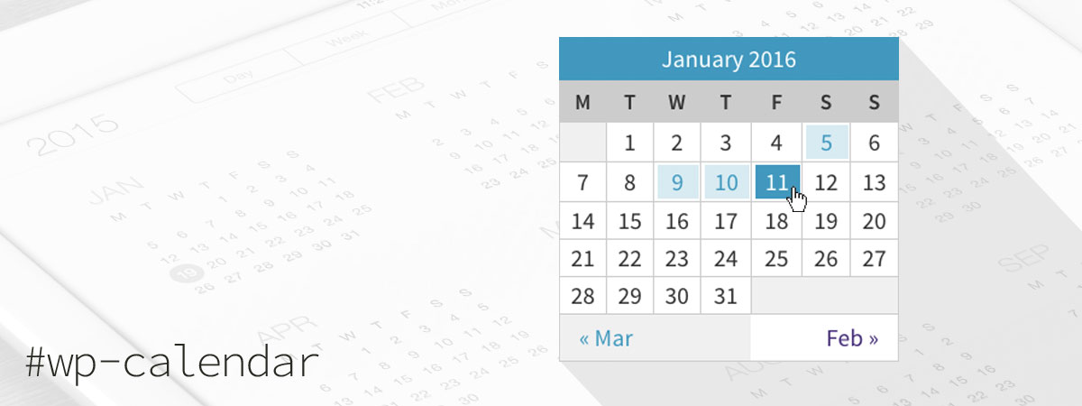 WordPress Calendar Widget CSS Styles