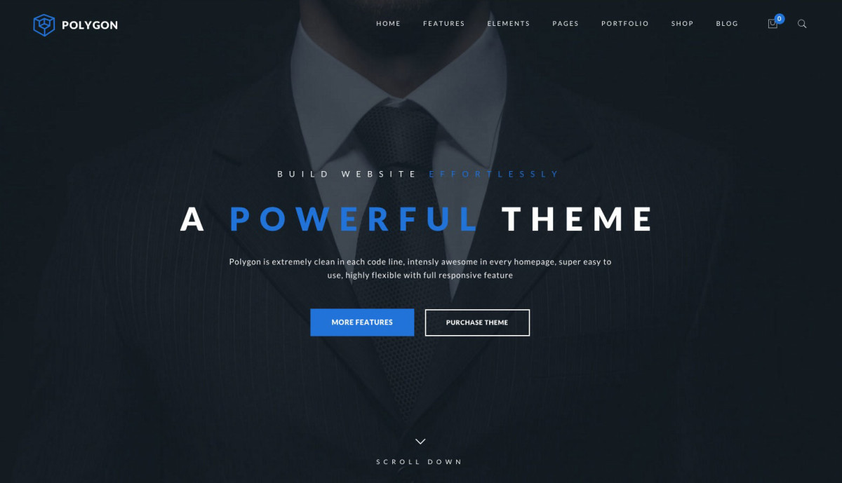 Polygon Powerful WordPress Bootstrap Theme