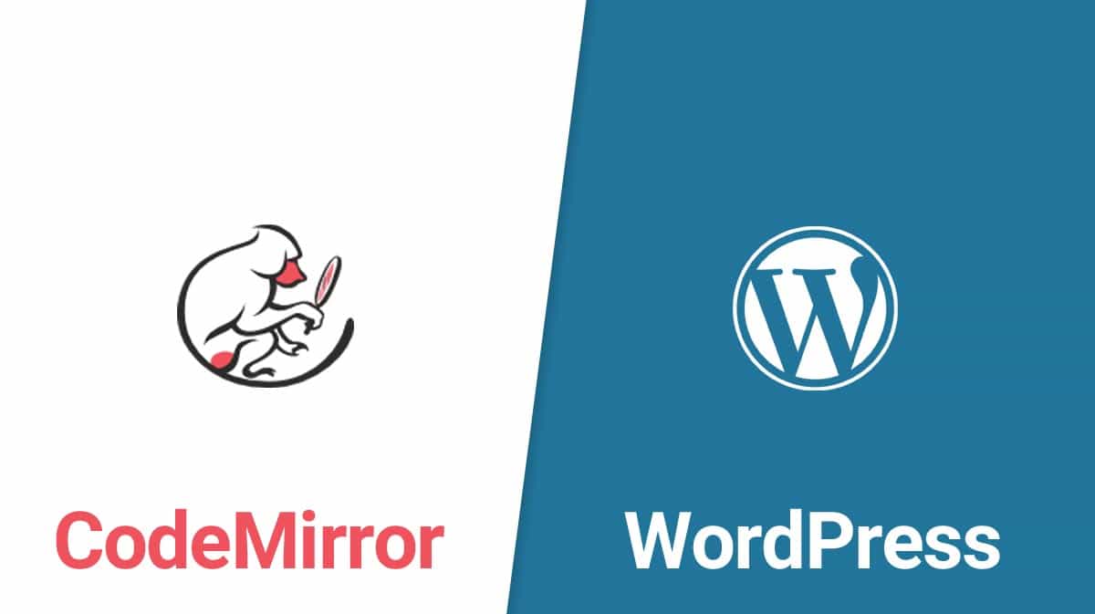 CodeMirror + WordPress
