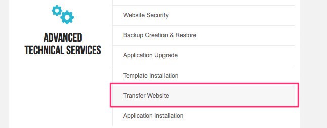 SiteGround Support -> transfer website