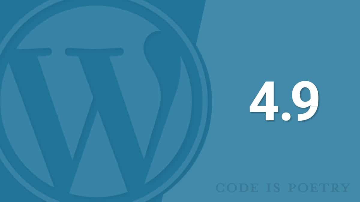 WordPress 4.9 New Features